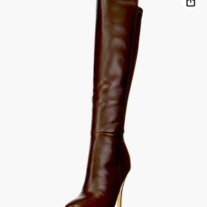 This tall shaft platform dress boot looks great under a dress or skinny jeans.